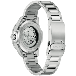 98B466 Herrenuhr Edelstahl Blau Ø 41 mm