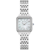 96R256 Damenuhr Edelstahl Perlmutt Ø 23 mm