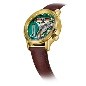 27A206 Herrenuhr Leder Weiß Ø 39 mm