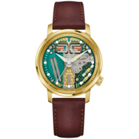 27A206 Herrenuhr Leder Weiß Ø 39 mm