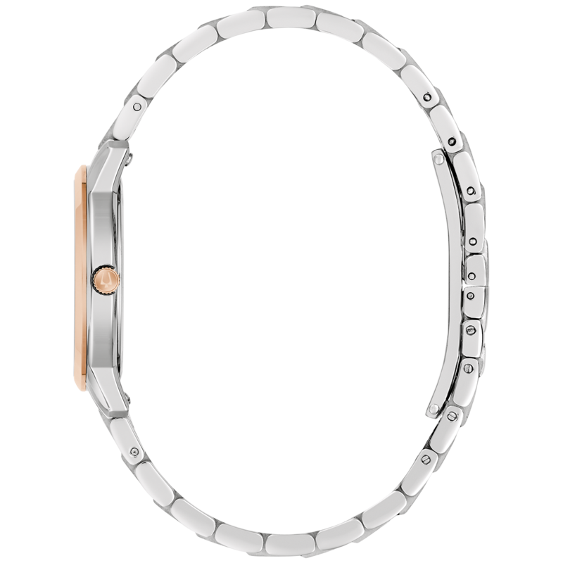 98M140 Dameshorloge roestvrij staal zilver Ø 31 mm