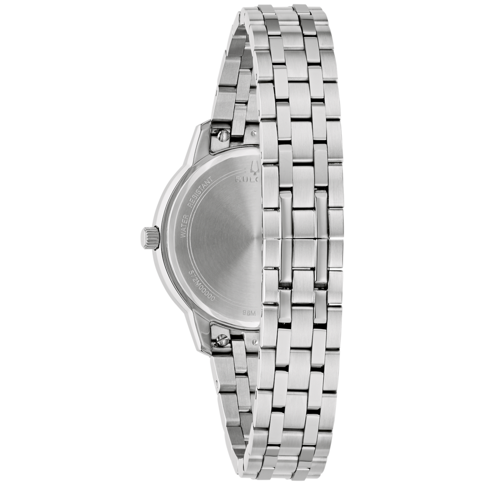 96M174 Dameshorloge roestvrij staal wit Ø 31 mm