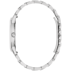 96B475 Herenhorloge roestvrij staal blauw Ø 40 mm