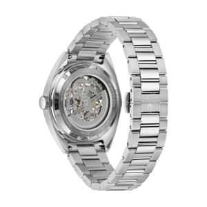 Bulova horloge, roestvrij staal, waterdicht, skelet, Japans uurwerk, 21 juwelen, C8771223