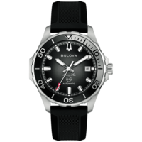 98B465 Herrenuhr Kunststoff Schwarz Ø 41 mm