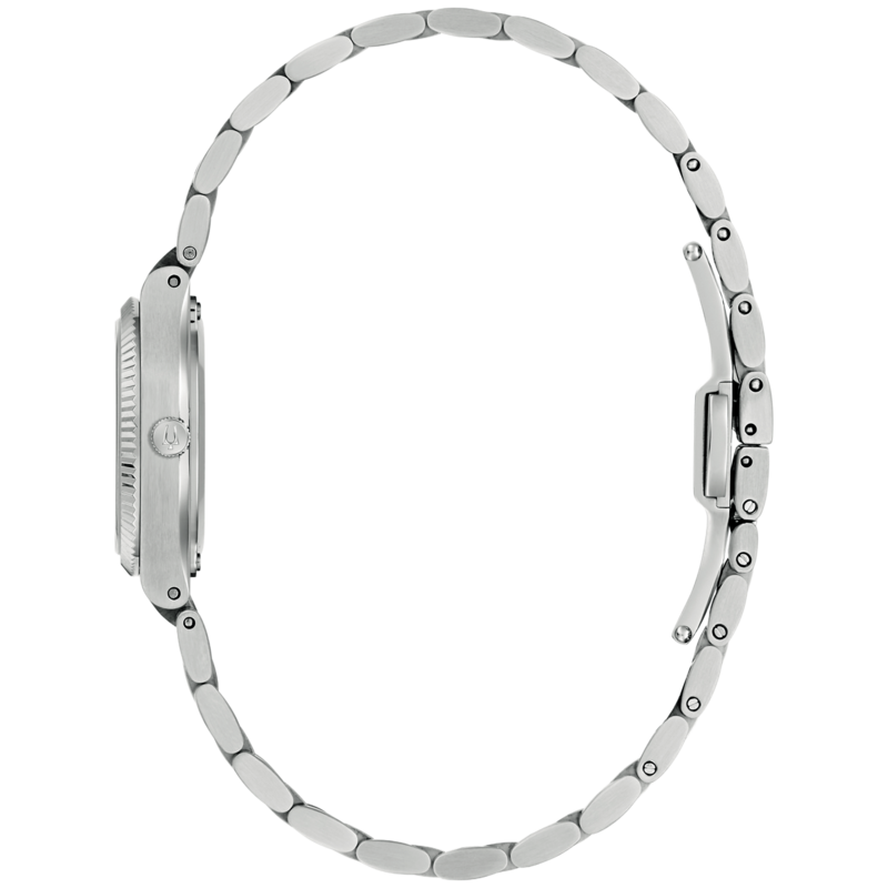 96L354 Damenuhr Edelstahl Rot Ø 25 mm