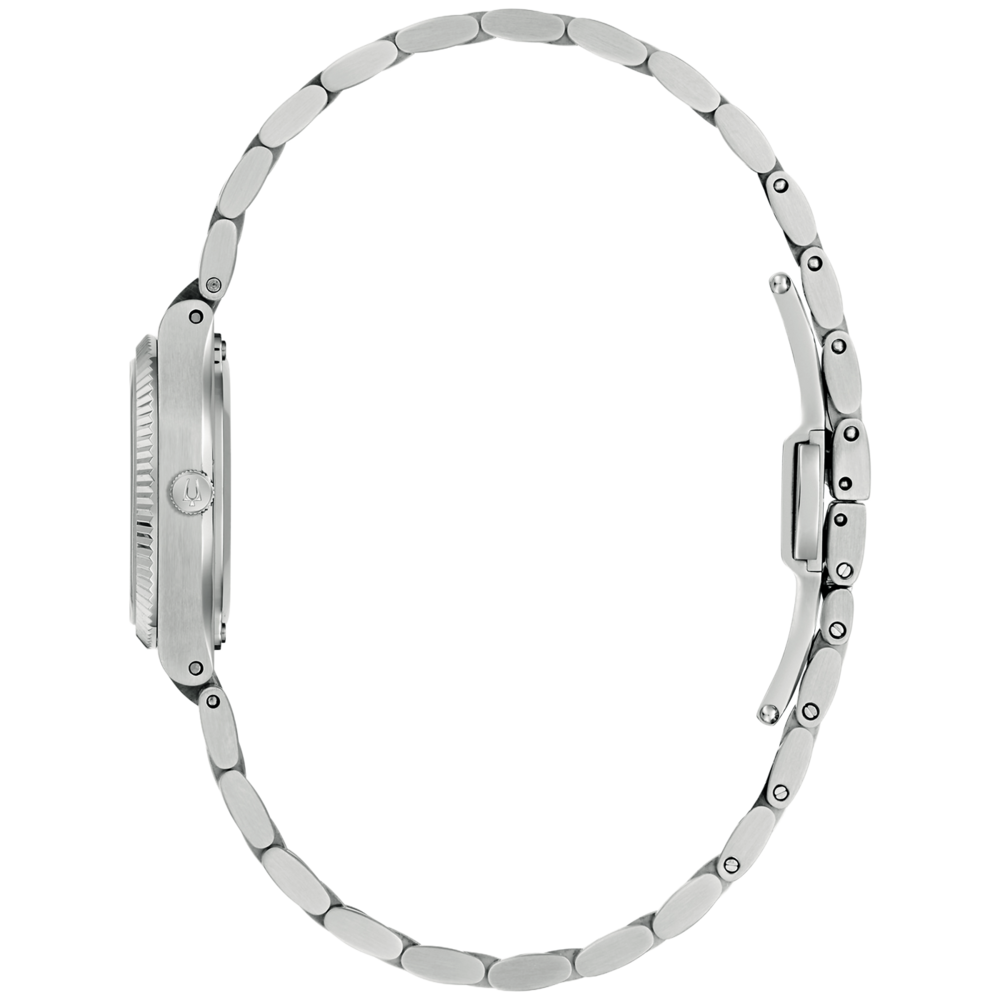 96L354 Damenuhr Edelstahl Rot Ø 25 mm