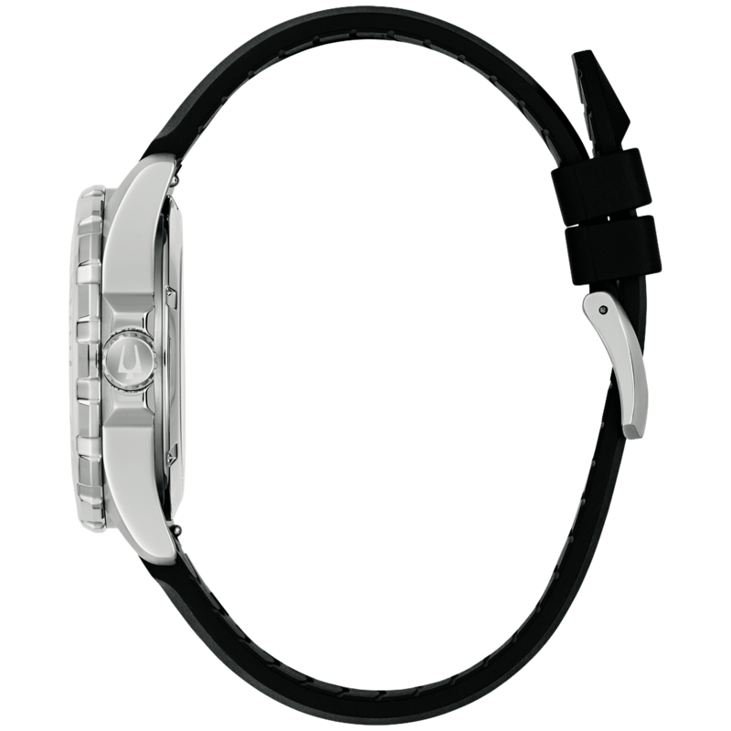 98B465 Herrenuhr Kunststoff Schwarz Ø 41 mm