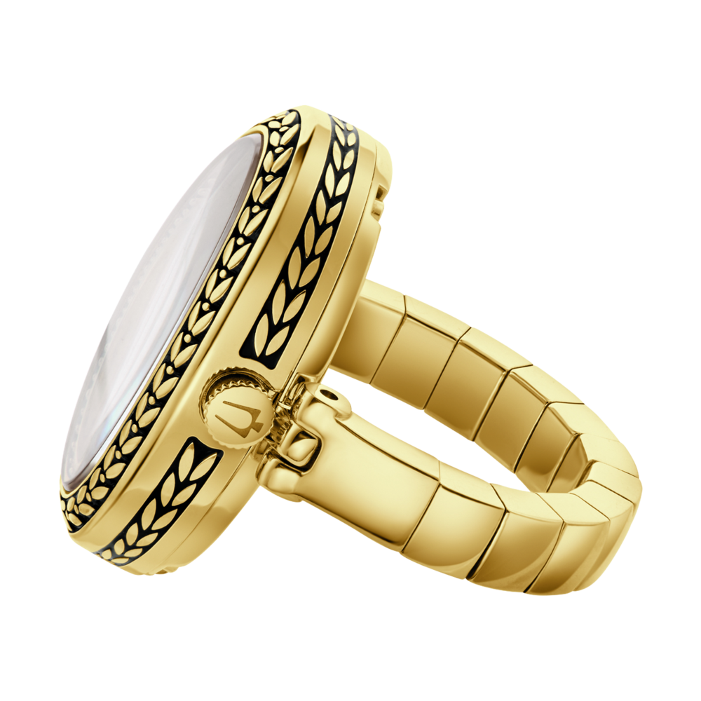 97L188 Damenuhr Edelstahl Weiß Ø 17 mm