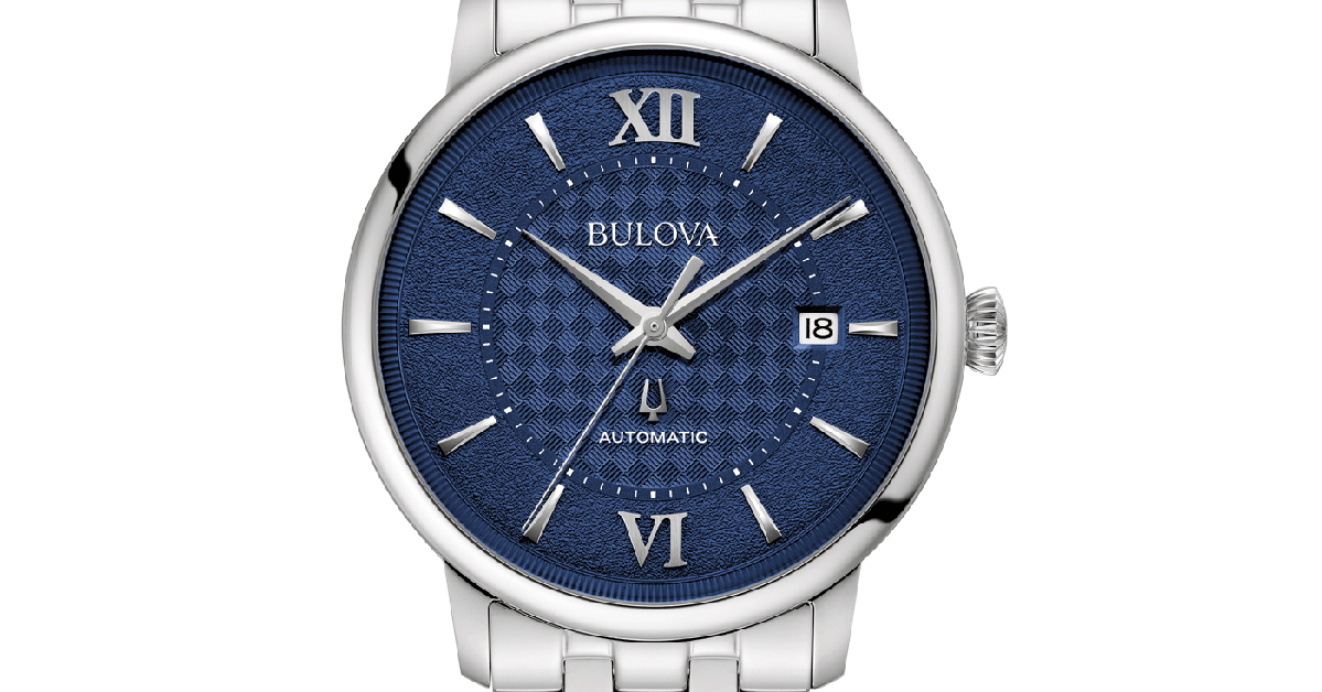 Herenhorloge roestvrij staal blauw Ø 39 mm 96B447 online bestellen