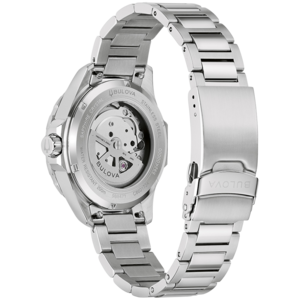 98B471 Herrenuhr Edelstahl Grün Ø 41 mm