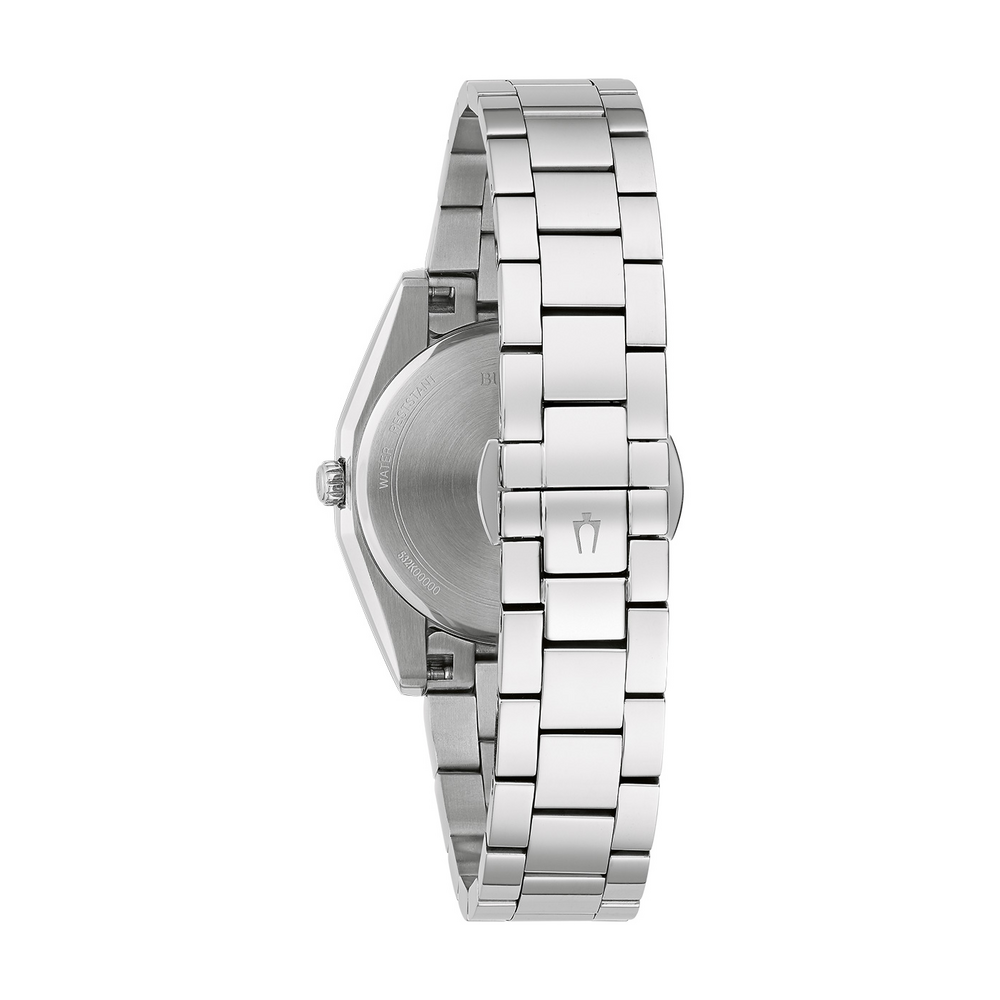 96L348 Dameshorloge roestvrij staal roze Ø 31 mm