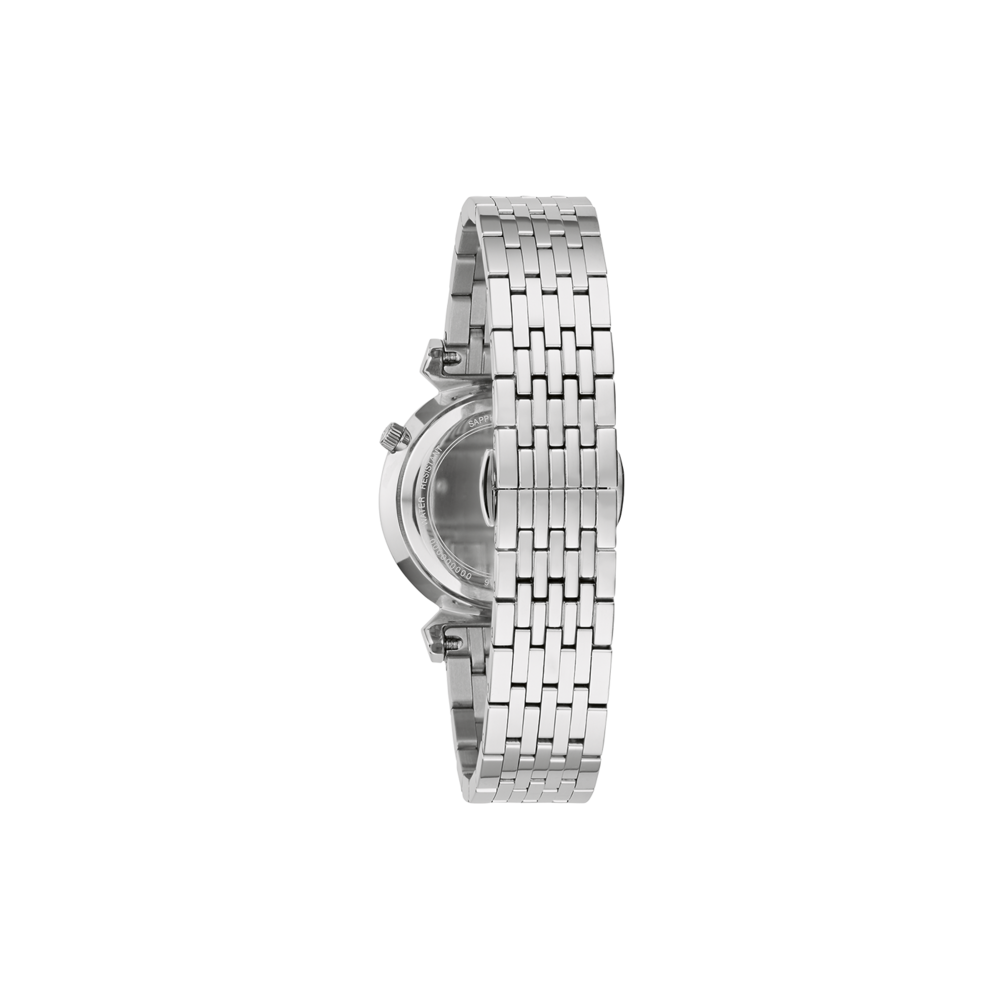 Horloge met metalen band, detailopname, zilverkleurig, elegant, accessoire, tijdwaarneming, geïsoleerd