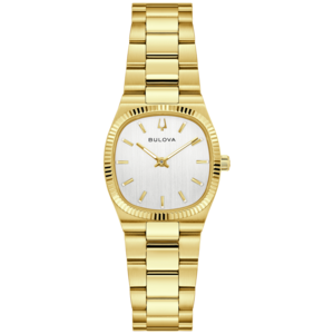 97L189 Damenuhr Edelstahl Weiß Ø 25 mm