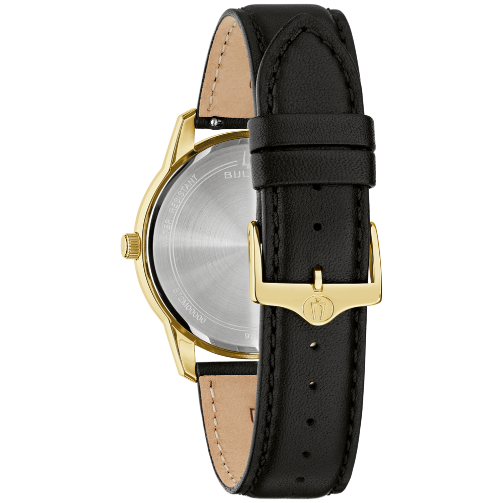 97B238 Herenhorloge leer wit Ø 40 mm