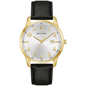 97B238 Herenhorloge leer wit Ø 40 mm