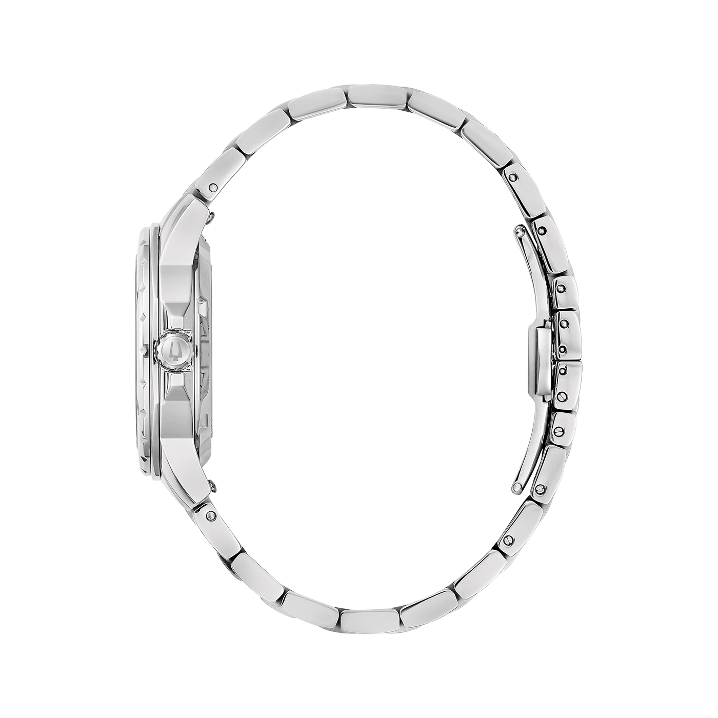 Horloge, zilveren band, zijaanzicht, elegant ontwerp, accessoire, mode, sieraden, tijdwaarneming, detail