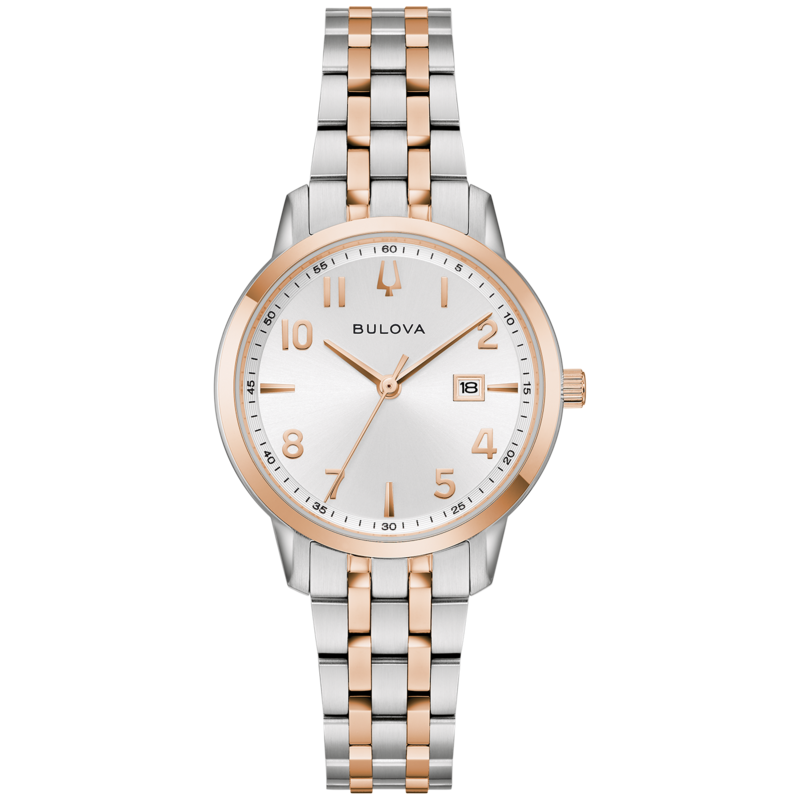 98M140 Dameshorloge roestvrij staal zilver Ø 31 mm