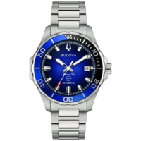 98B471 Herrenuhr Edelstahl Grün Ø 41 mm