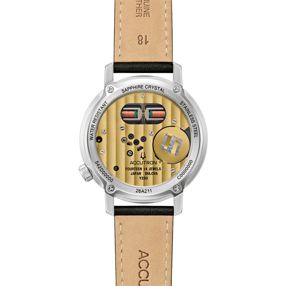 26A211 Herrenuhr Leder grün Ø 39 mm