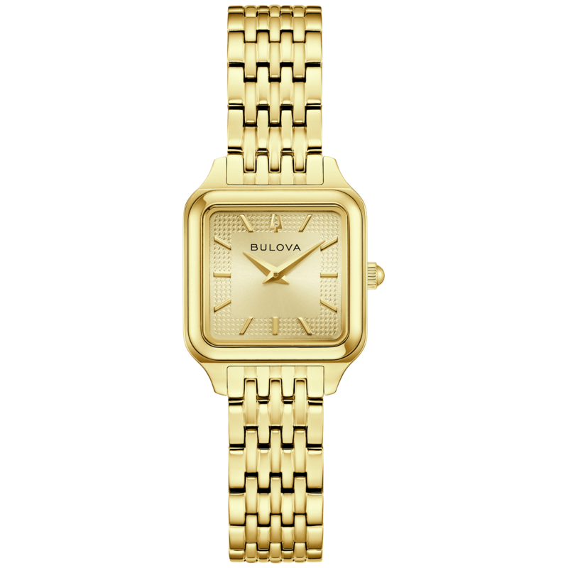 97L191 Damenuhr Edelstahl Champagner Ø 23 mm