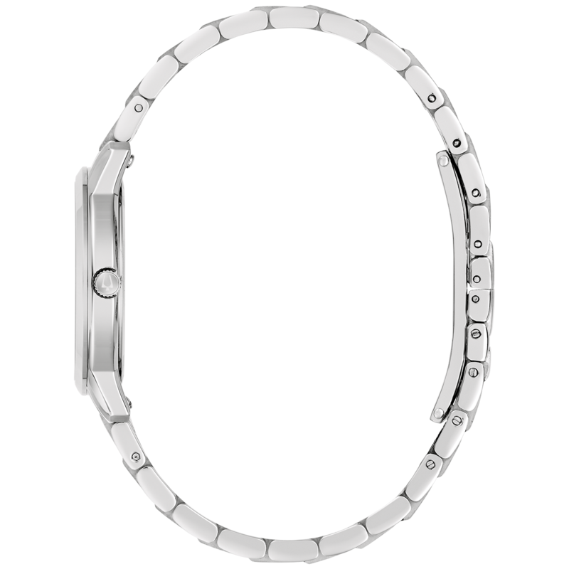 96M174 Dameshorloge roestvrij staal wit Ø 31 mm