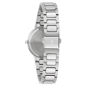 Horloge, roestvrijstalen band, zilver, achterkant, waterdicht, Bulova, 4N2800000