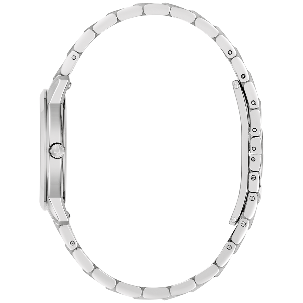 96M174 Dameshorloge roestvrij staal wit Ø 31 mm