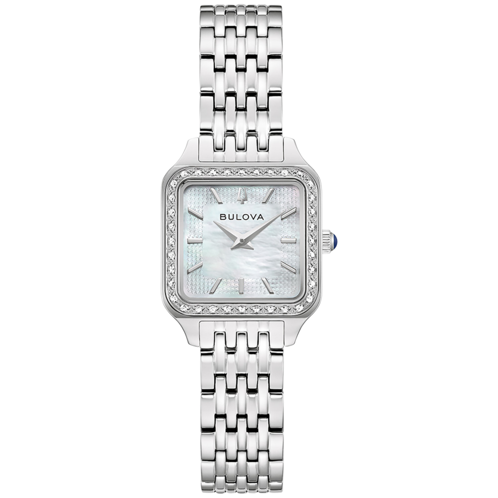 96R256 Damenuhr Edelstahl Perlmutt Ø 23 mm