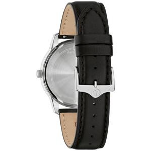 96B473 Herenhorloge leer zwart Ø 40 mm