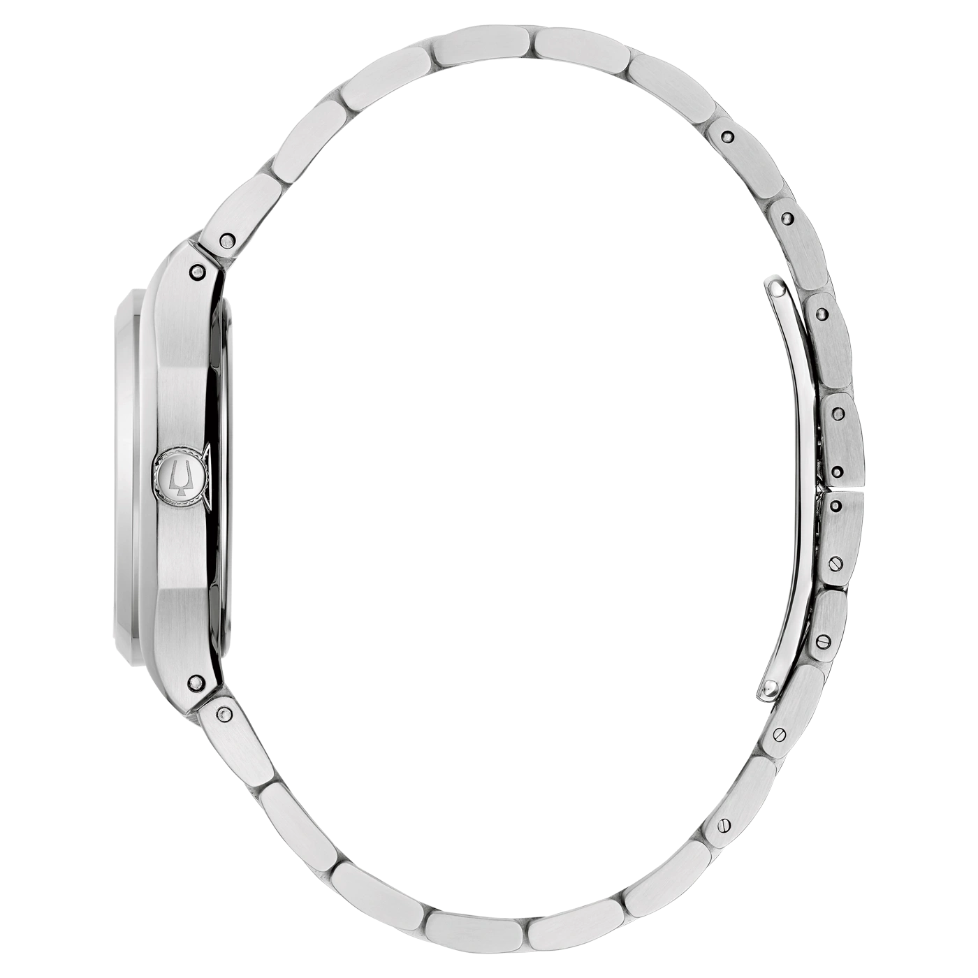 Zilveren horloge, zijaanzicht, metalen band, elegant, accessoire, mode, tijdwaarneming, detail, modern, polshorloge
